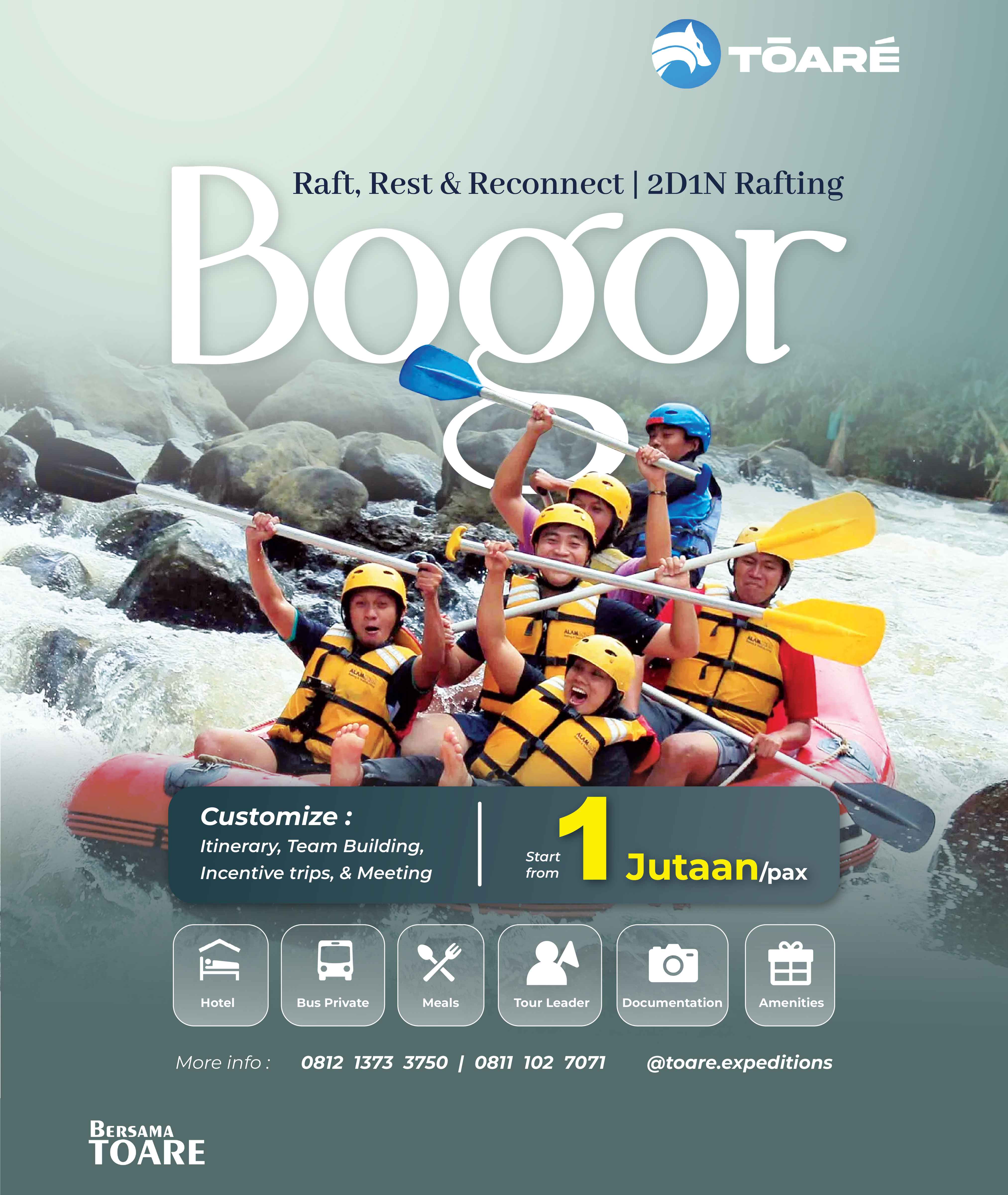 Paket 2D1N Bogor Rafting