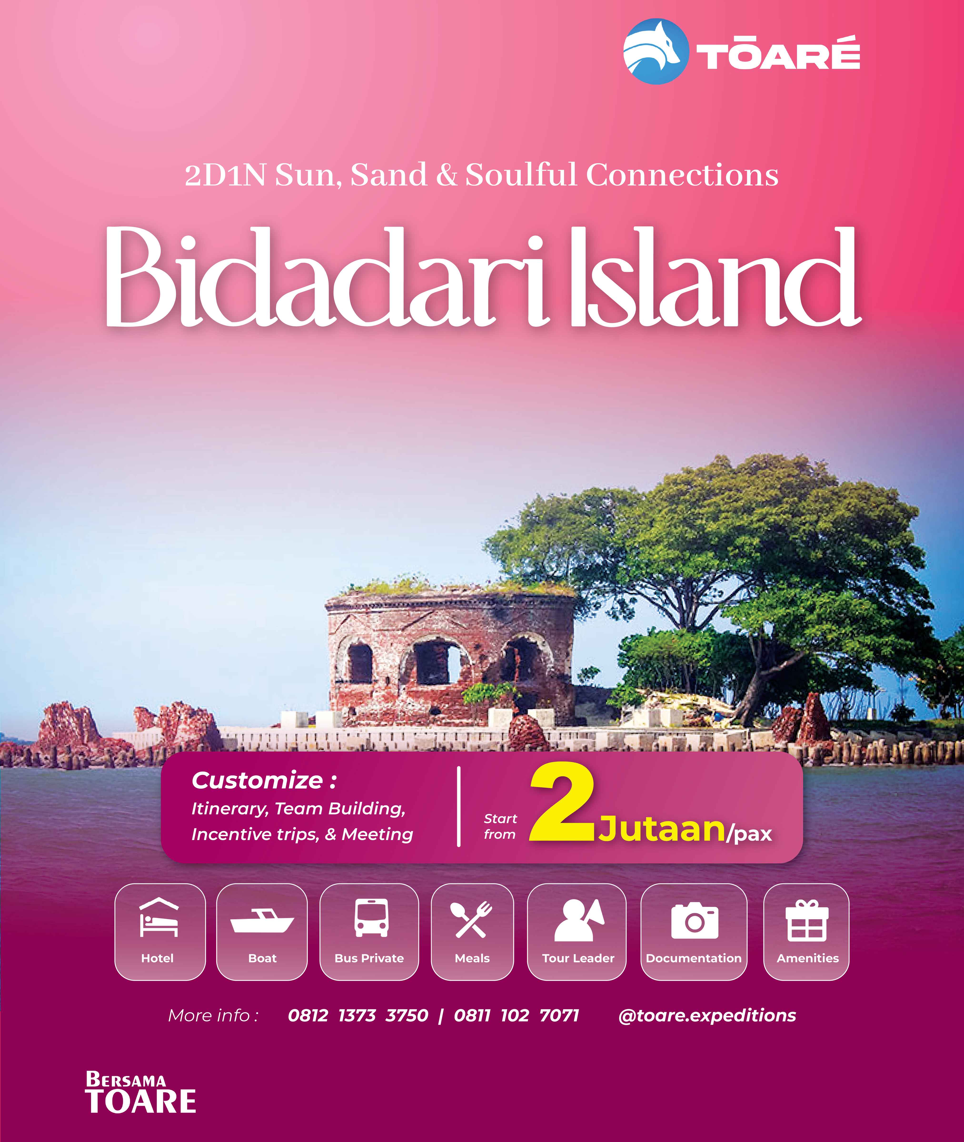 Paket 2D1N Pulau Bidadari
